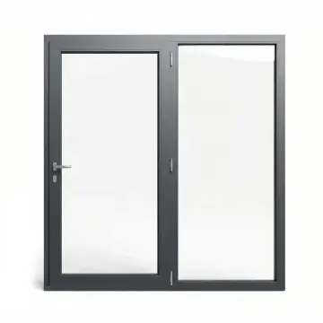 Terrassentür Alu 74 mit Seitenteil